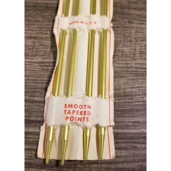 Vintage ezy knit size 5 knitting needles set of 4 - Picture 3 of 6